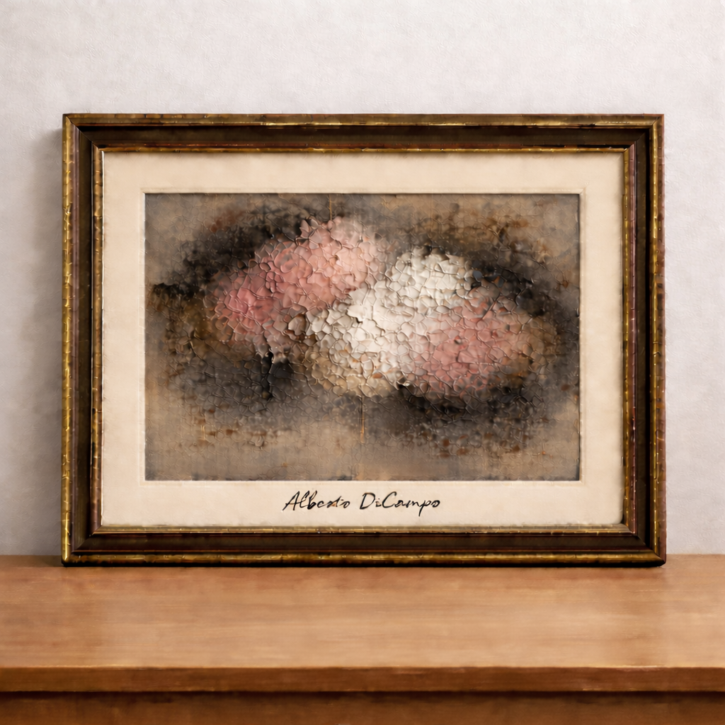 Abstract expressionism in soft tones