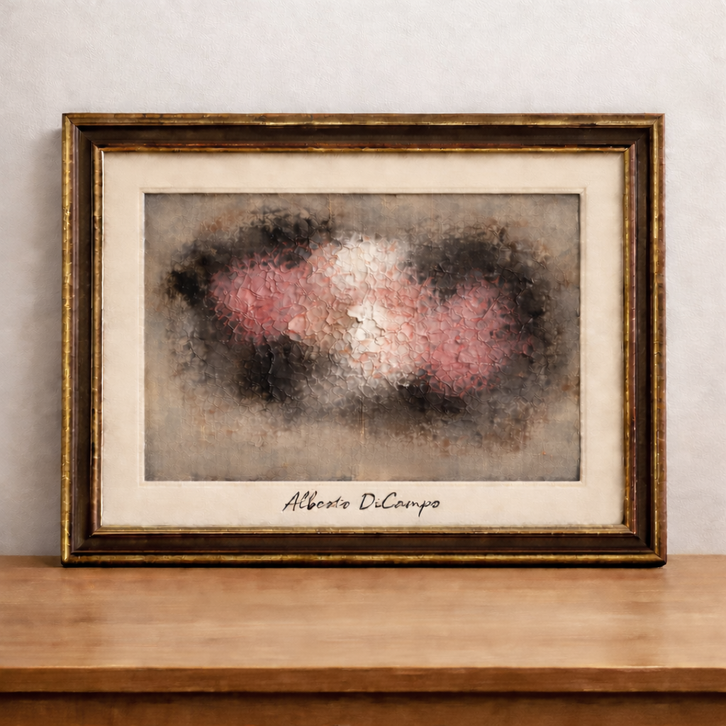 Abstract expressionism in warm tones 2