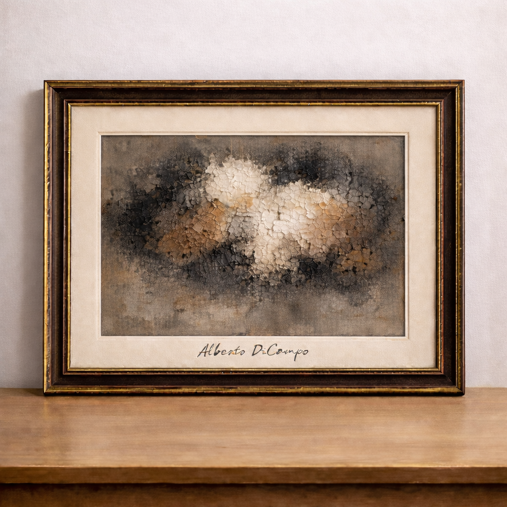 Abstraction in earthy tones and textures